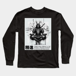 Samurai Warrior Long Sleeve T-Shirt